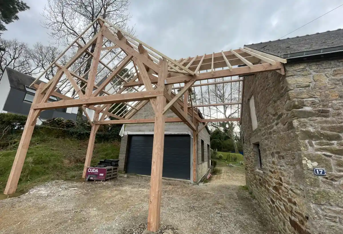 Antoine Bois Creation Maison Ossature Bois Morbihan Charpente 11